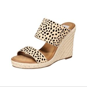 Dolce Vita Lotty Cheetah Print Wedges